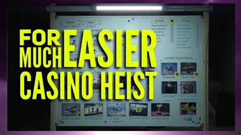  which approach is best for the casino heist